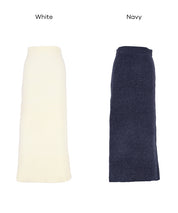 可機洗 可配套雪尼爾直筒針織半裙