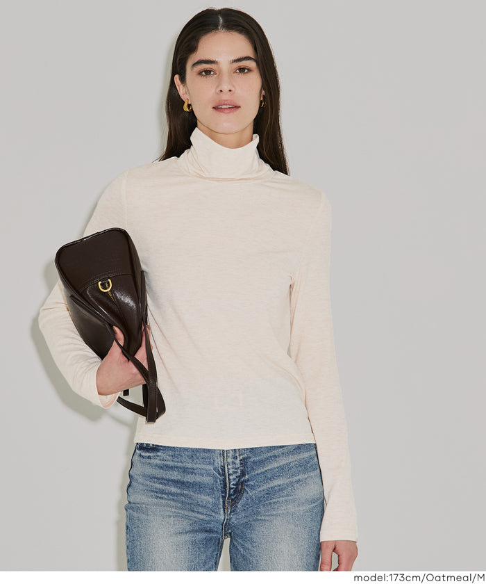 基礎款高領針織上衣