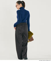 【保暖內刷毛】可機洗彈性西裝寬褲