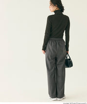 【保暖內刷毛】可機洗彈性西裝寬褲