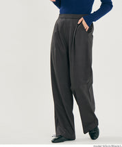 【保暖內刷毛】可機洗彈性西裝寬褲