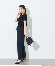 日系蕾絲造型短袖針織上衣 (Frill knit top)