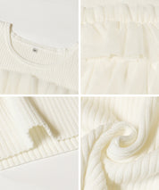 日系蕾絲拼接無袖針織上衣 (Sleeveless frill knit top)