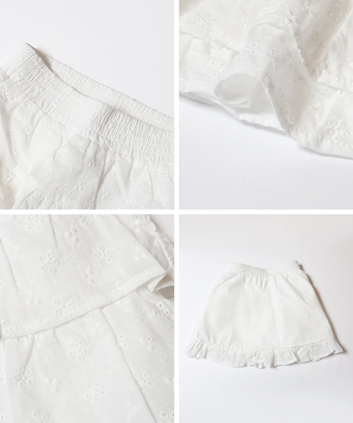 童裝蕾絲蛋糕迷你短裙