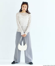 透膚彈性薄長袖上衣