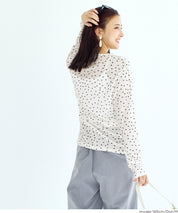 透膚彈性薄長袖上衣