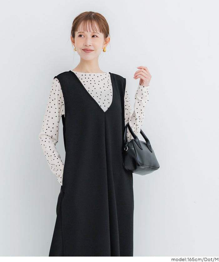 透膚彈性薄長袖上衣