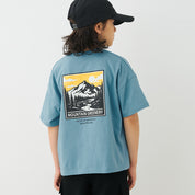 童裝圖案印刷短袖上衣