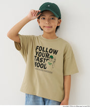 童裝圖案印刷短袖上衣