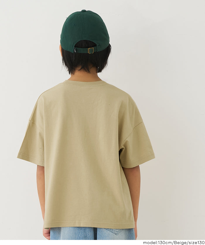 童裝圖案印刷短袖上衣