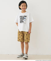 童裝圖案印刷短袖上衣