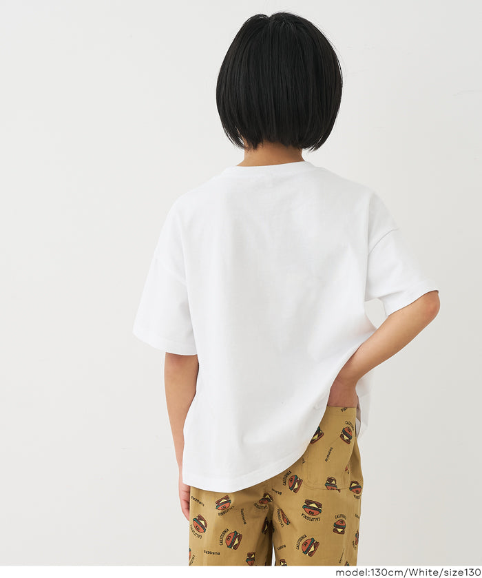 童裝圖案印刷短袖上衣