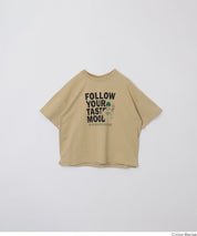 童裝圖案印刷短袖上衣