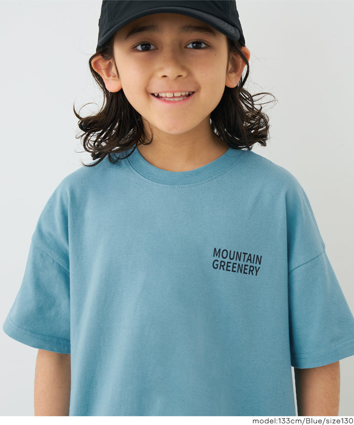 童裝圖案印刷短袖上衣