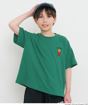 童裝薯條刺繡短袖上衣