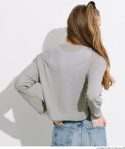 假兩件設計彈性透膚開衫