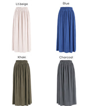 氣質光澤感皺褶A字不規則百褶裙 (Random Pleated Skirt)