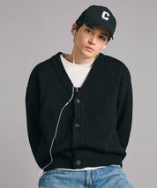 【早秋新品】 男裝厚實V領針織外套