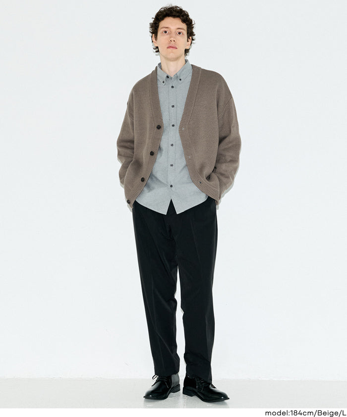 【早秋新品】 男裝厚實V領針織外套