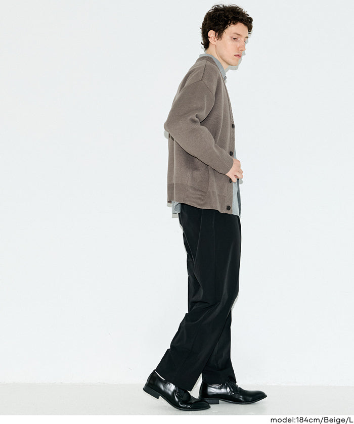 【早秋新品】 男裝厚實V領針織外套