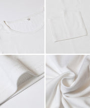 絲柔觸感前口袋U領合身短袖上衣 (Soft pocket T-shirt )