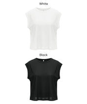 透膚法式袖短版上衣 (Sheer French Sleeve T-Shirt)