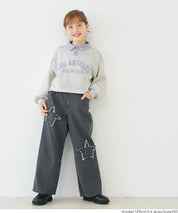 【早秋新品】 童裝短版LOGO 長袖Polo衛衣