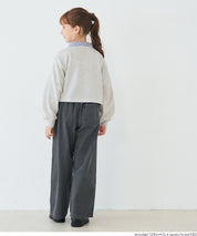 【早秋新品】 童裝短版LOGO 長袖Polo衛衣