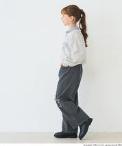 【早秋新品】 童裝短版LOGO 長袖Polo衛衣