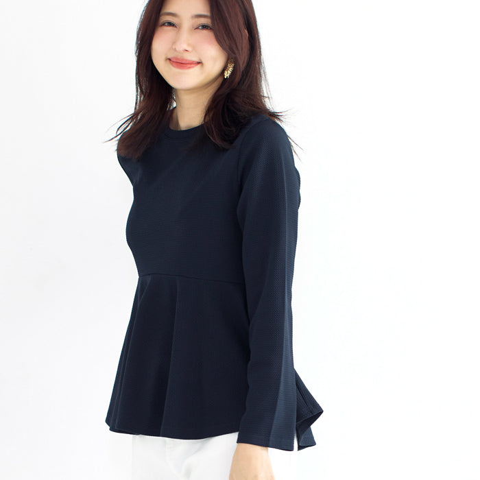 【壓紋機能】日系荷葉下擺長袖娃娃衣