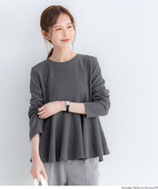 【壓紋機能】日系荷葉下擺長袖娃娃衣