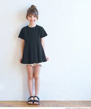 ［特價$59→$50］【壓紋機能】童裝荷葉下擺長袖娃娃衣 親子裝