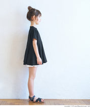 ［特價$59→$50］【壓紋機能】童裝荷葉下擺長袖娃娃衣 親子裝