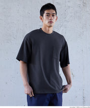 【壓紋機能】男裝休閒口袋短袖上衣 T-Shirt
