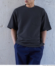 【壓紋機能】男裝休閒口袋短袖上衣 T-Shirt