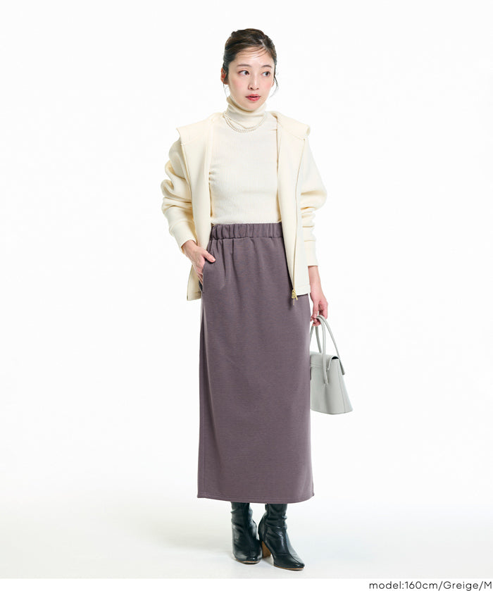 【保暖內刷毛】百搭直筒半裙
