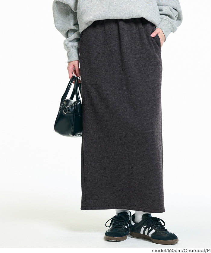 【保暖內刷毛】百搭直筒半裙