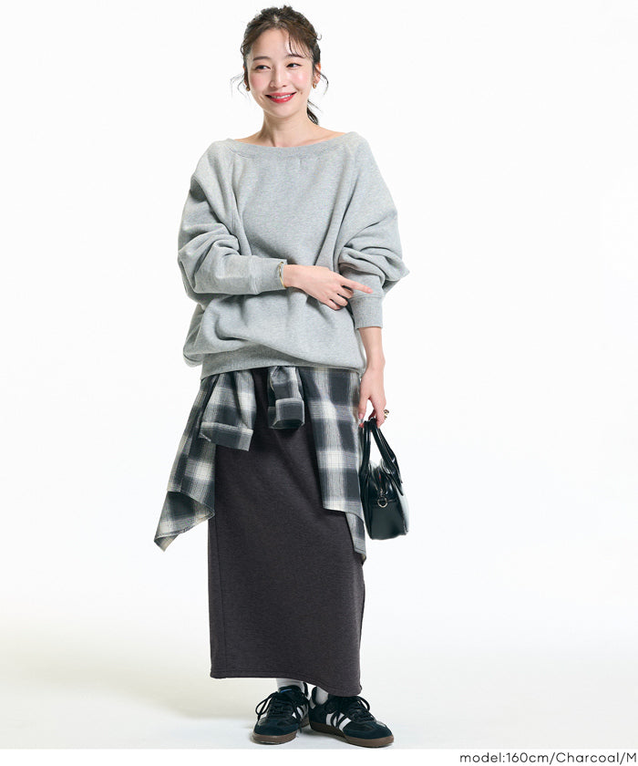 【保暖內刷毛】百搭直筒半裙