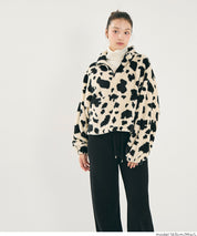 雙面刷毛半拉鍊長袖短版衛衣