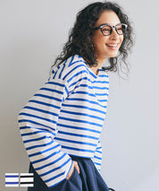 Cropped striped top