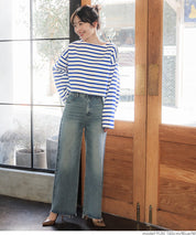 Cropped striped top