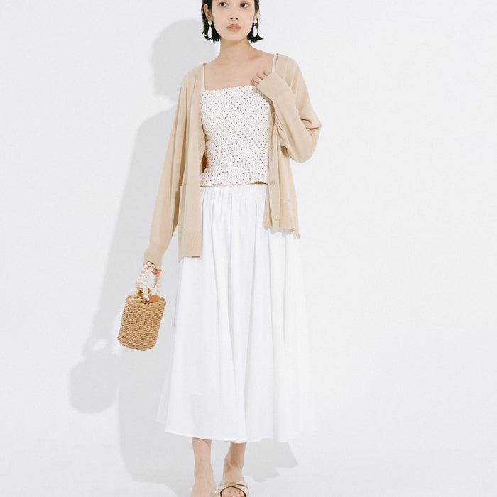 【OUT BRA】2way皺褶荷葉邊帶胸墊背心