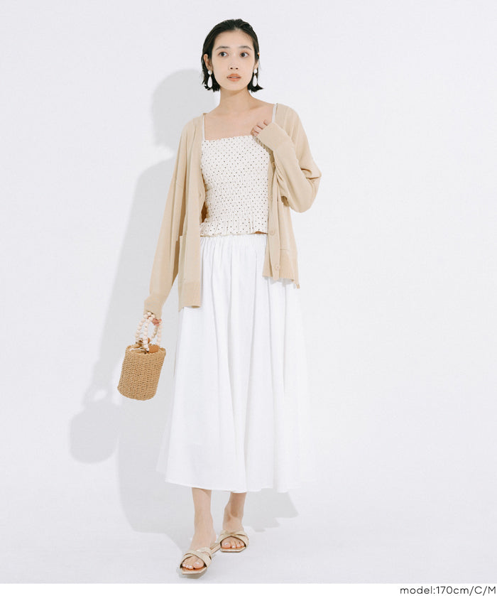 【OUT BRA】2way皺褶荷葉邊帶胸墊背心