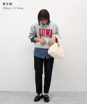 Heavyweight brushed lining vintage logo sweatshirt