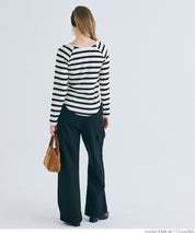 Raglan ribbed top