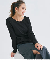 Raglan ribbed top