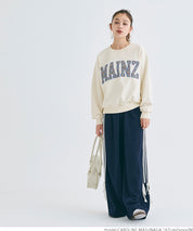 Heavyweight oversized design logo sweatshirt