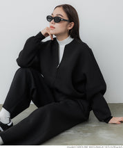 Bounce sweat cocoon zip hoodie