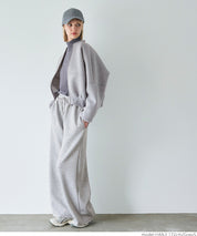Bounce sweat cocoon zip hoodie
