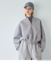 Bounce sweat cocoon zip hoodie